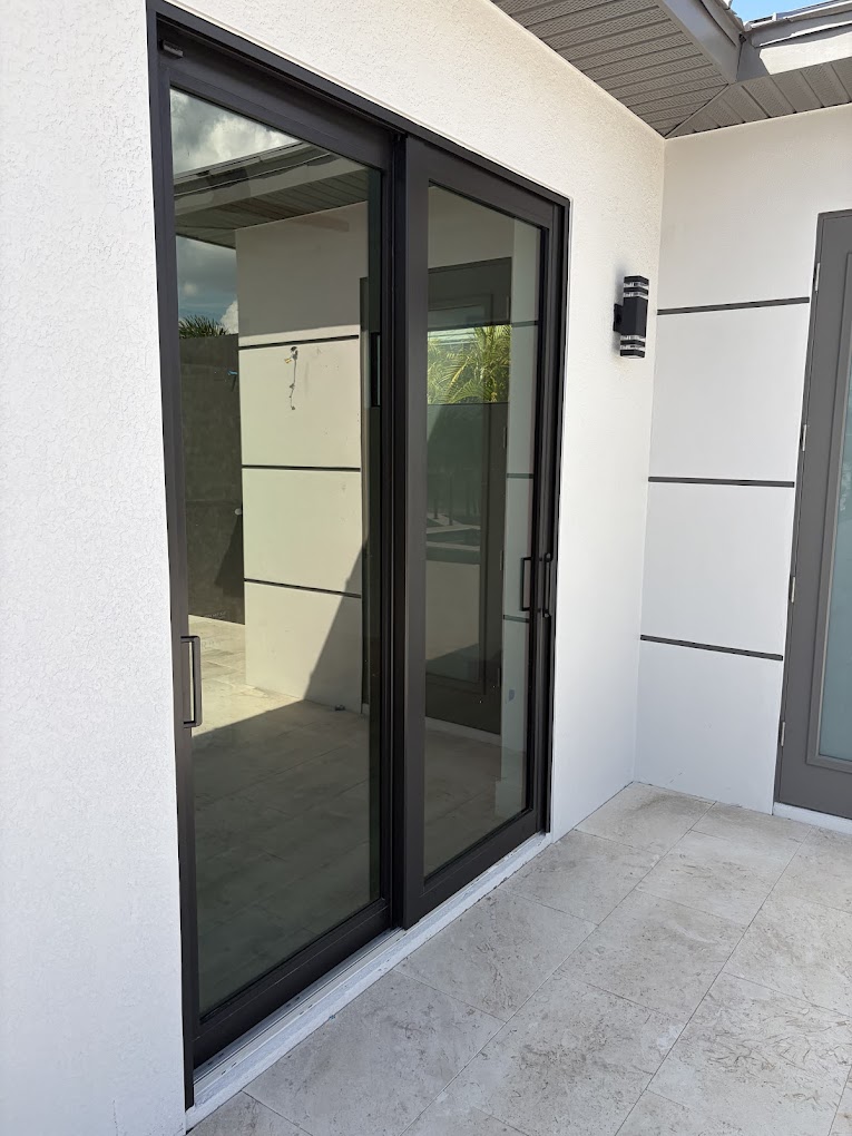 Modern Bronze Slider Install